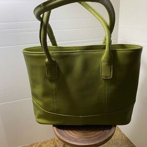 Green Leather Tote / Kohl’s